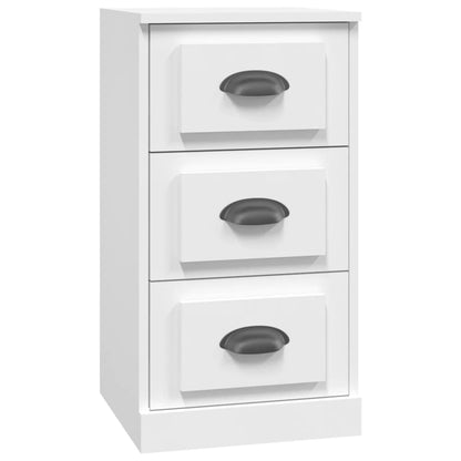 Credenza Bianca 36x35,5x67,5 cm in Legno Multistrato