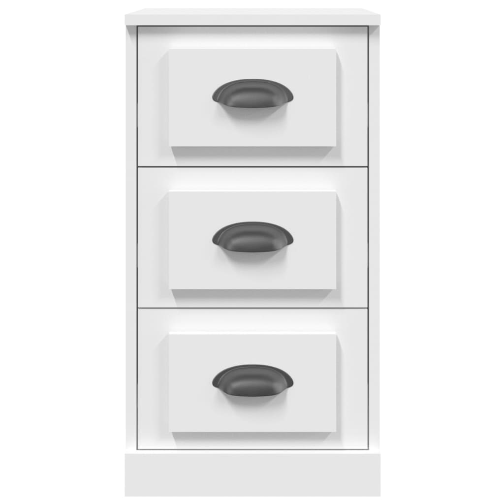 Credenza Bianca 36x35,5x67,5 cm in Legno Multistrato