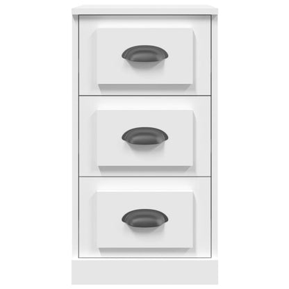 Credenza Bianca 36x35,5x67,5 cm in Legno Multistrato