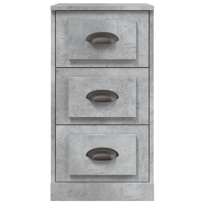 Credenza Grigio Cemento 36x35,5x67,5 cm in Legno Multistrato