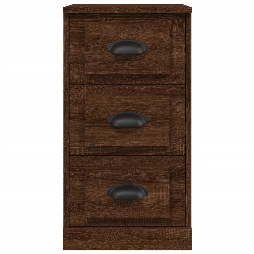 Credenza Rovere Marrone 36x35,5x67,5 cm in Legno Multistrato