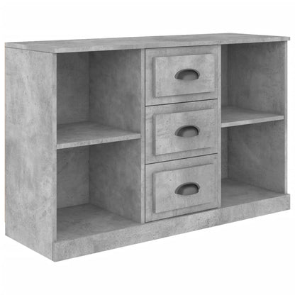 Credenza Grigio Cemento 104,5x35,5x67,5 cm in Legno Multistrato