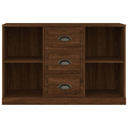 Credenza Rovere Marrone 104,5x35,5x67,5 cm in Legno Multistrato