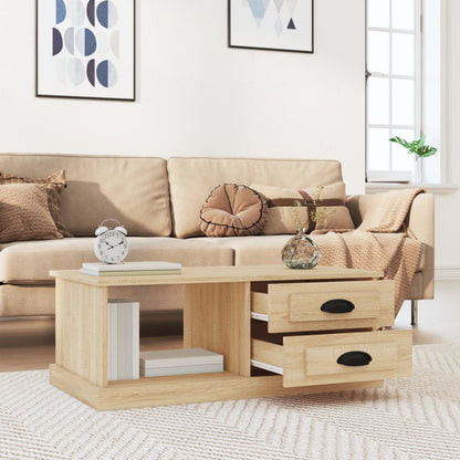 Tavolino da Salotto Rovere Sonoma 90x50x35 cm Legno Multistrato