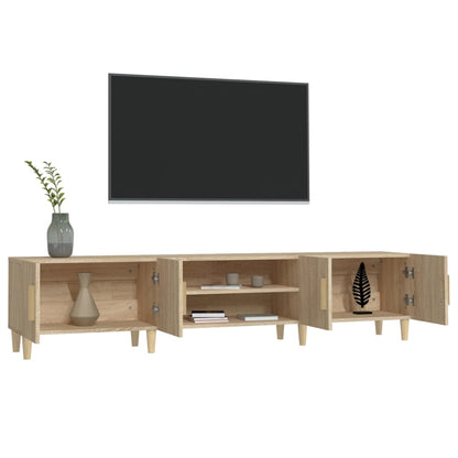 Mobile TV Rovere Sonoma 180x31,5x40 cm Legno ingegnerizzato