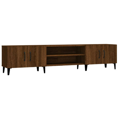 Mobile TV Rovere Marrone 180x31,5x40 cm in Legno Multistrato