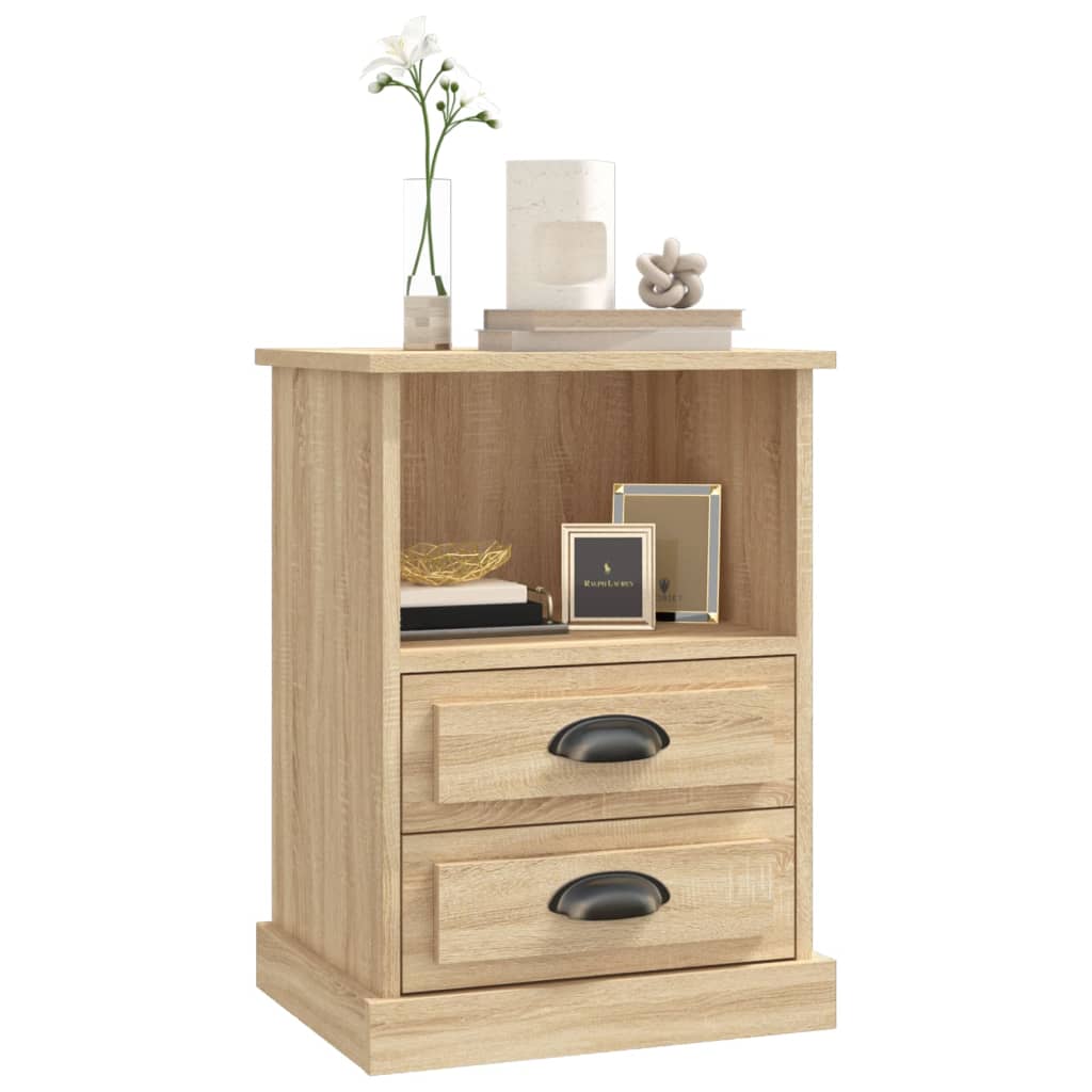 Comodini 2 pz Rovere Sonoma 43x36x60 cm