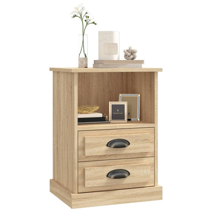 Comodini 2 pz Rovere Sonoma 43x36x60 cm