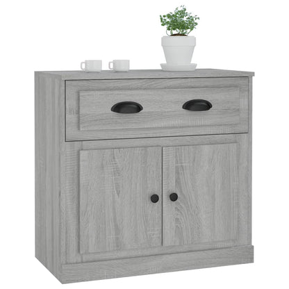 Credenza Grigio Sonoma 70x35,5x67,5 cm in Legno Multistrato