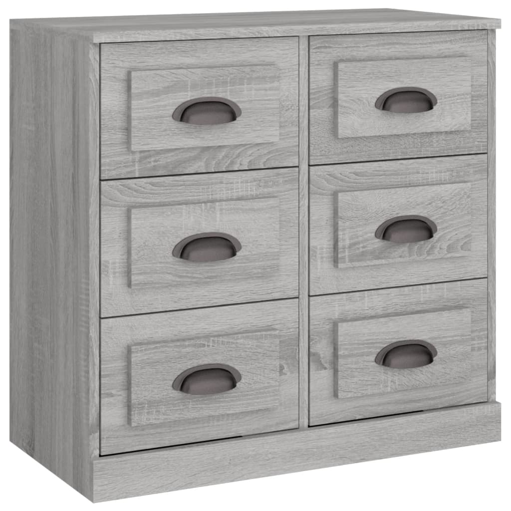 Credenza Grigio Sonoma 70x35,5x67,5 cm in Legno Multistrato