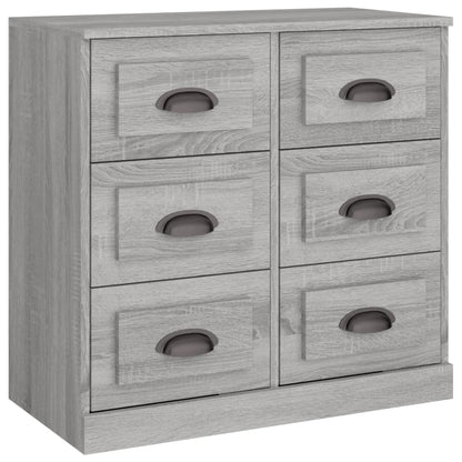 Credenza Grigio Sonoma 70x35,5x67,5 cm in Legno Multistrato