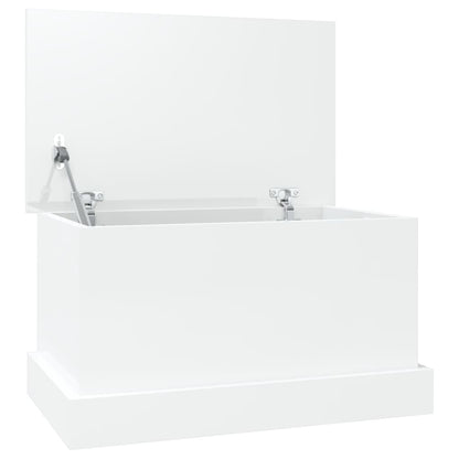 Contenitore Bianco Lucido 50x30x28 cm Legno Multistrato