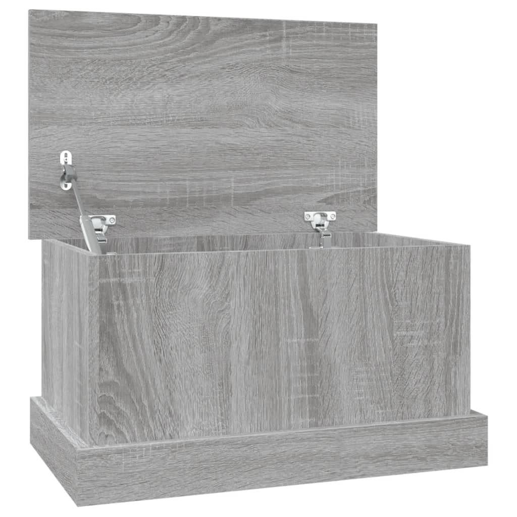Contenitore Grigio Sonoma 50x30x28 cm Legno Multistrato