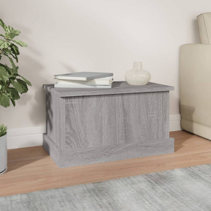 Contenitore Grigio Sonoma 50x30x28 cm Legno Multistrato