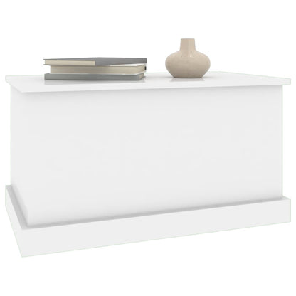 Contenitore Bianco Lucido 70x40x38 cm Legno Multistrato