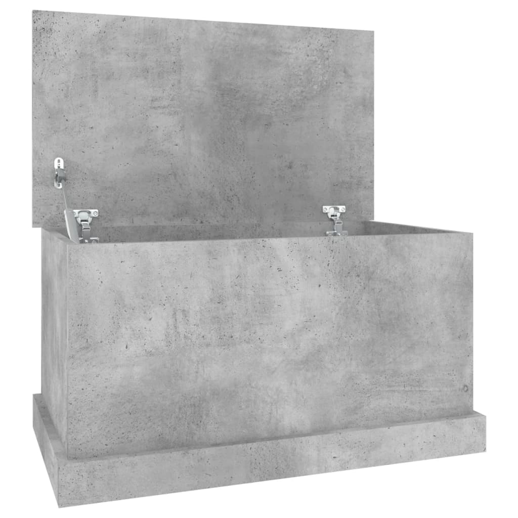Contenitore Grigio Cemento 70x40x38 cm in Legno Multistrato