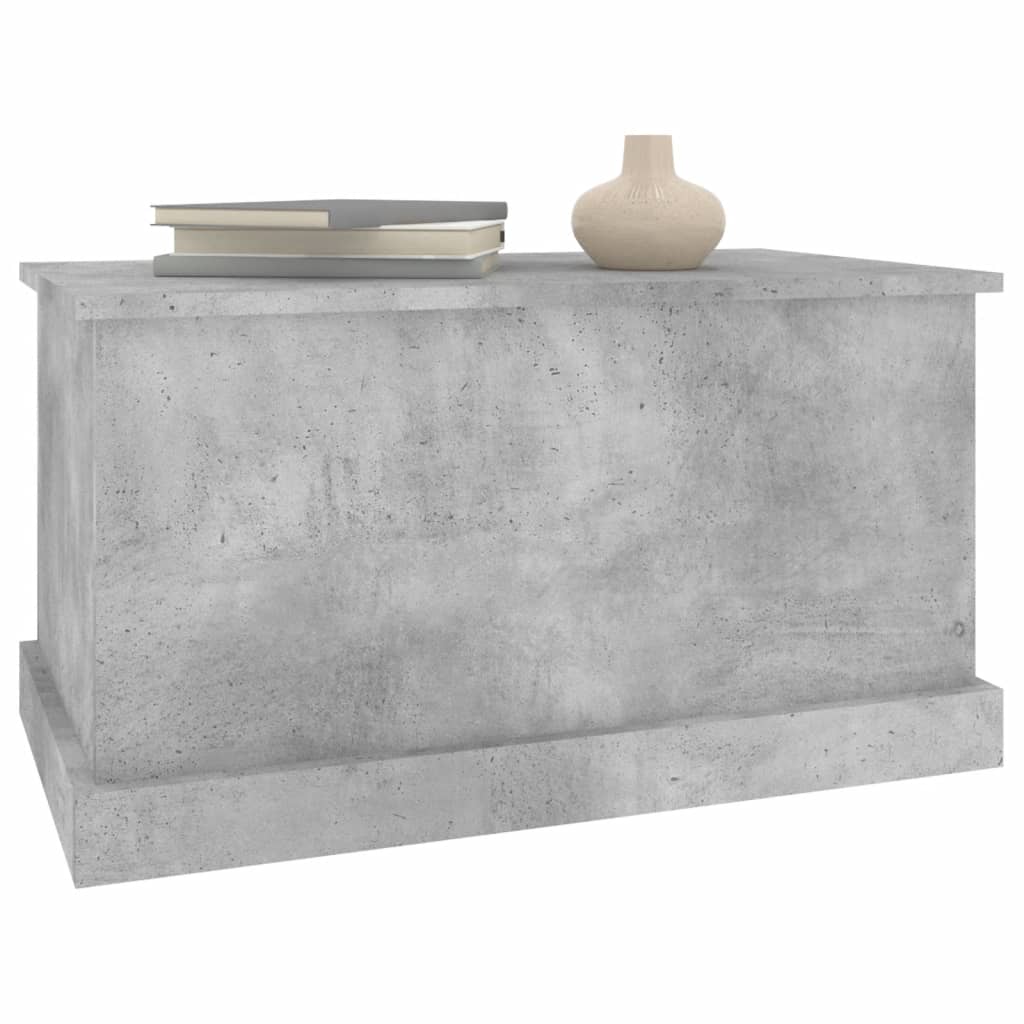 Contenitore Grigio Cemento 70x40x38 cm in Legno Multistrato