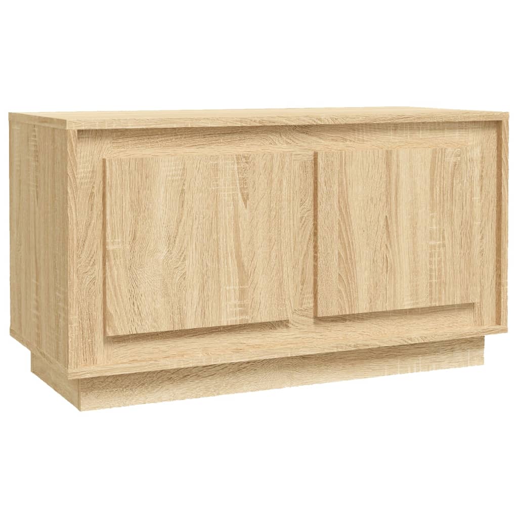 Mobile Porta TV Rovere Sonoma 80x35x45 cm in Legno Multistrato