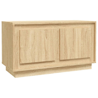 Mobile Porta TV Rovere Sonoma 80x35x45 cm in Legno Multistrato