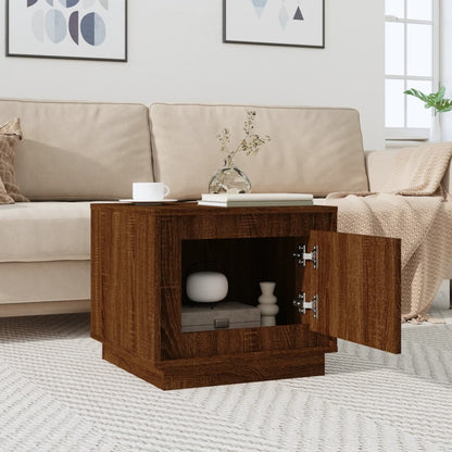 Tavolino da Salotto Rovere Marrone 51x50x44cm Legno Multistrato