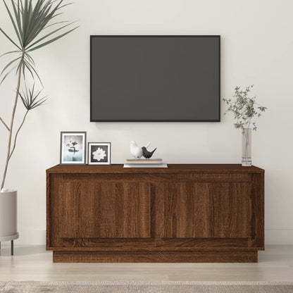Tavolino Salotto Rovere Marrone 102x50x44 cm Legno Multistrato