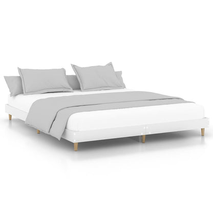 Giroletto senza Materasso Bianco 180x200 cm Legno Multistrato