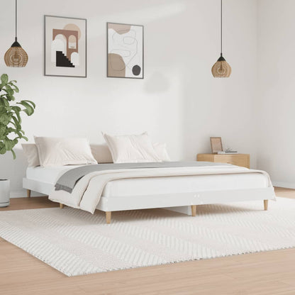 Giroletto senza Materasso Bianco 180x200 cm Legno Multistrato