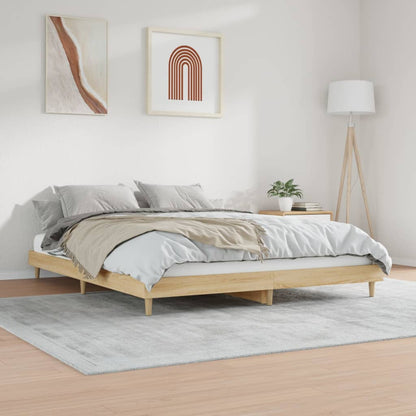 Giroletto senza Materasso Rovere Sonoma 180x200cm in Truciolato