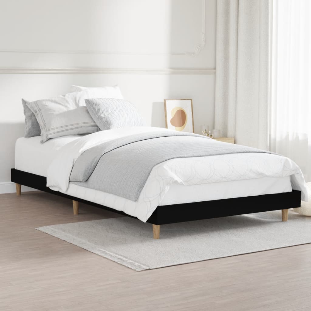 Giroletto Nero 90x200 cm in Legno Multistrato