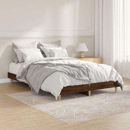 Giroletto senza Materasso Rovere Marrone 120x190 cm Truciolato