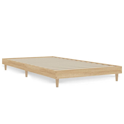 Giroletto senza Materasso Rovere Sonoma 90x190 cm in Truciolato
