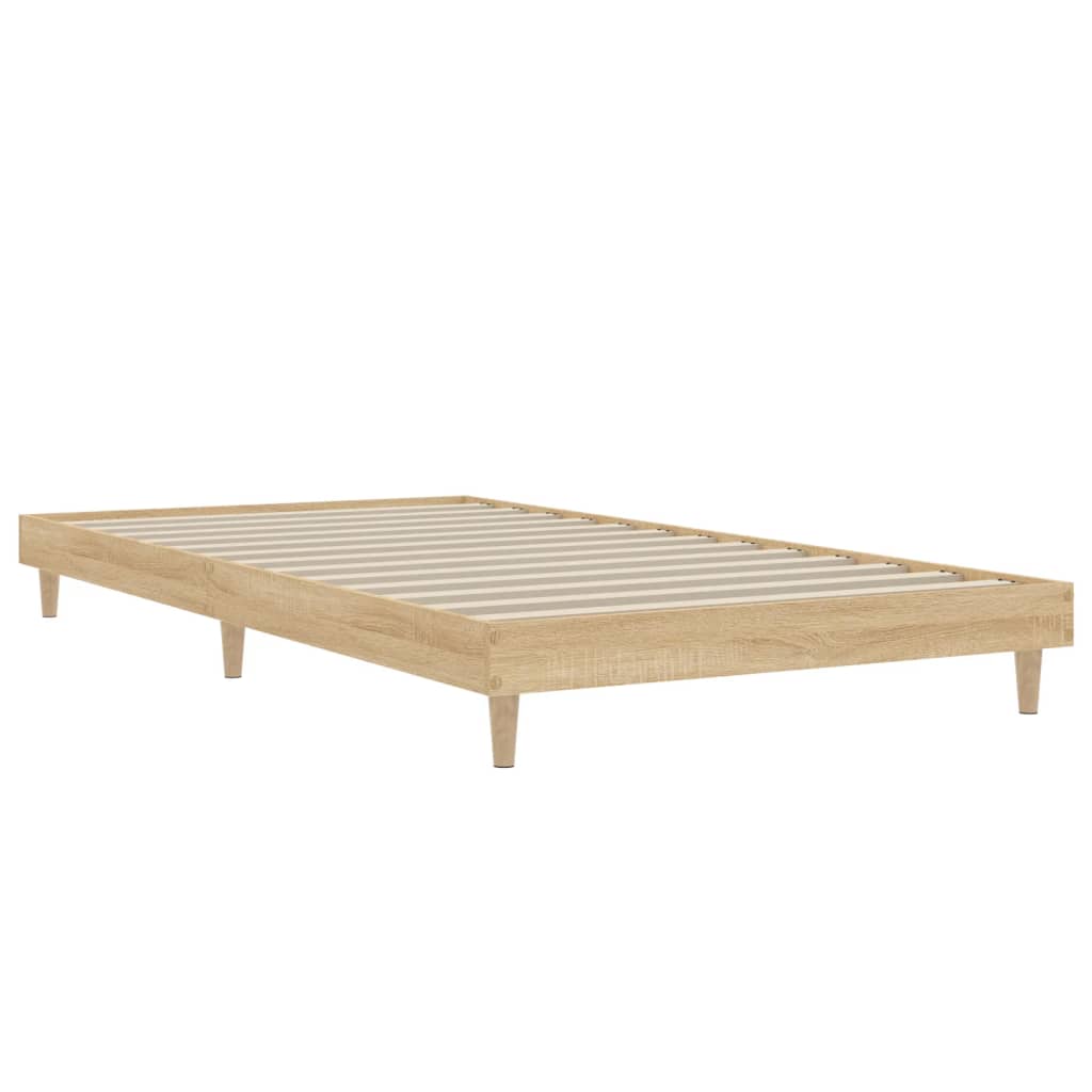 Giroletto senza Materasso Rovere Sonoma 90x190 cm in Truciolato