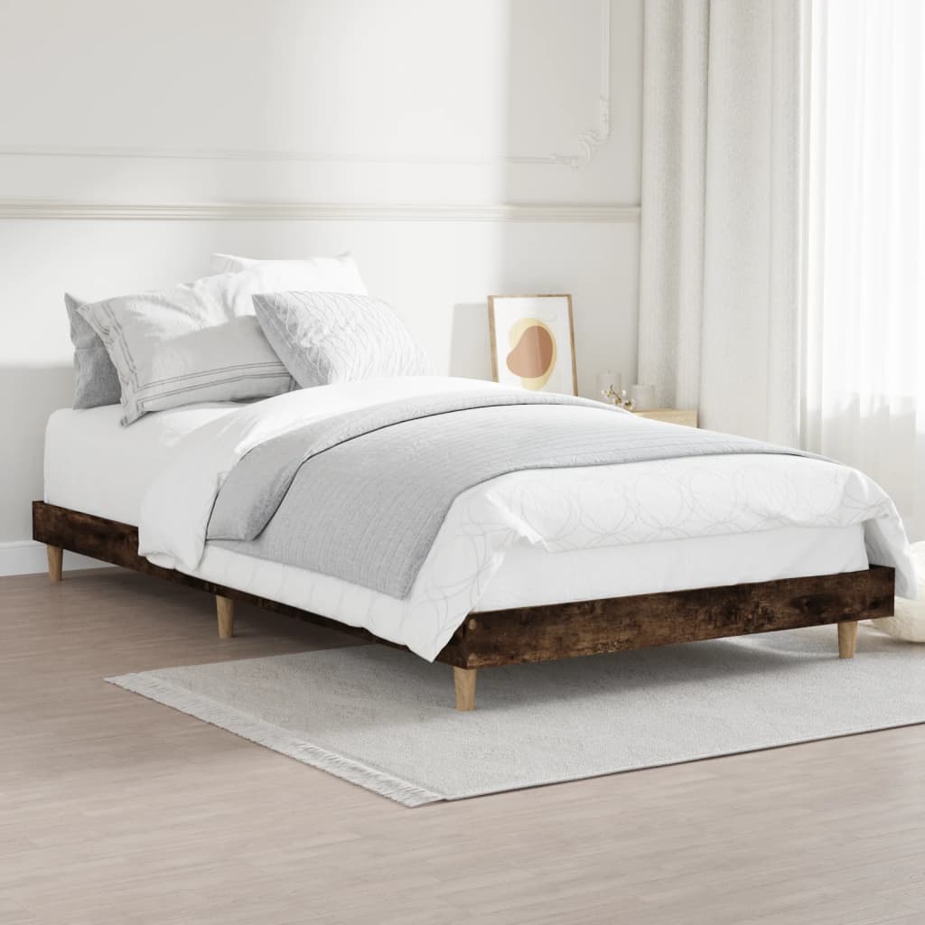 Giroletto senza Materasso Rovere Fumo 90x190 cm in Truciolato