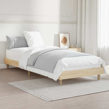 Giroletto senza Materasso Rovere Sonoma 75x190 cm in Truciolato