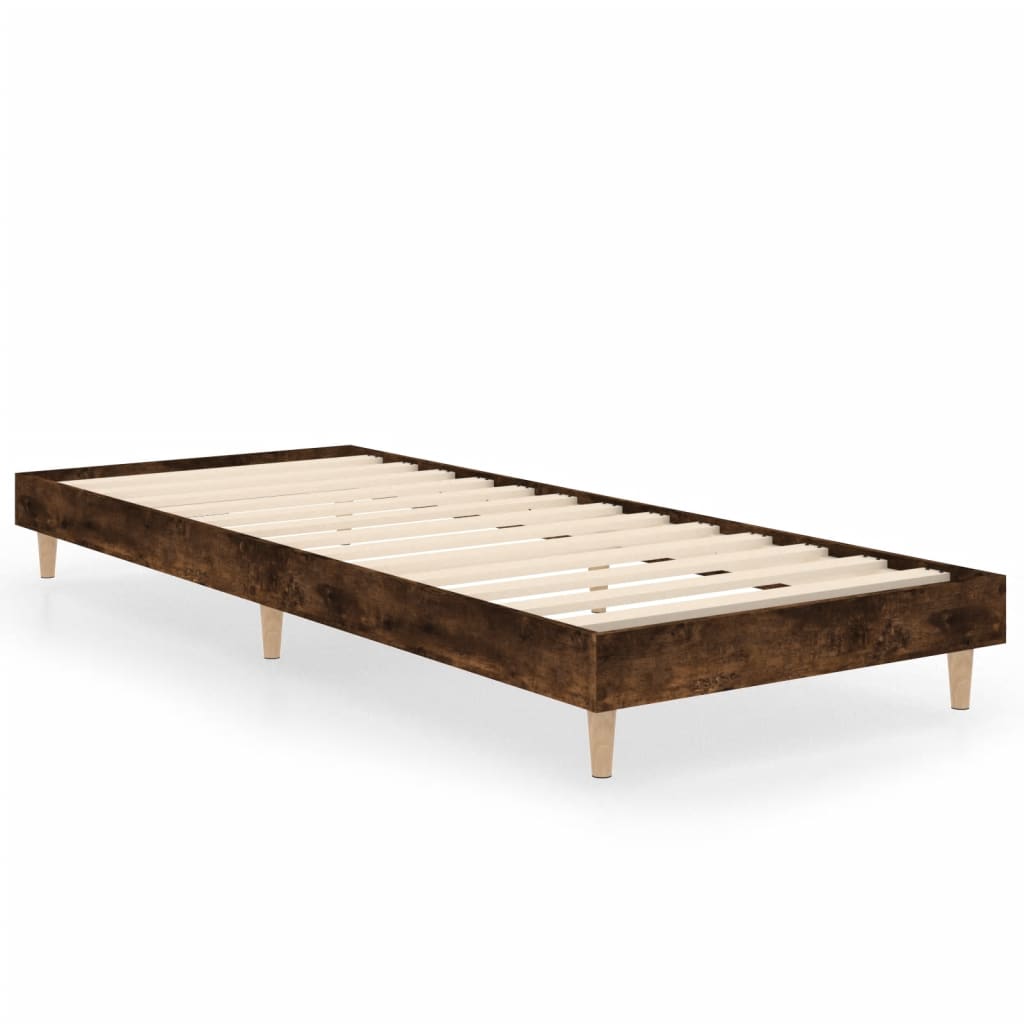 Giroletto senza Materasso Rovere Fumo 75x190 cm in Truciolato