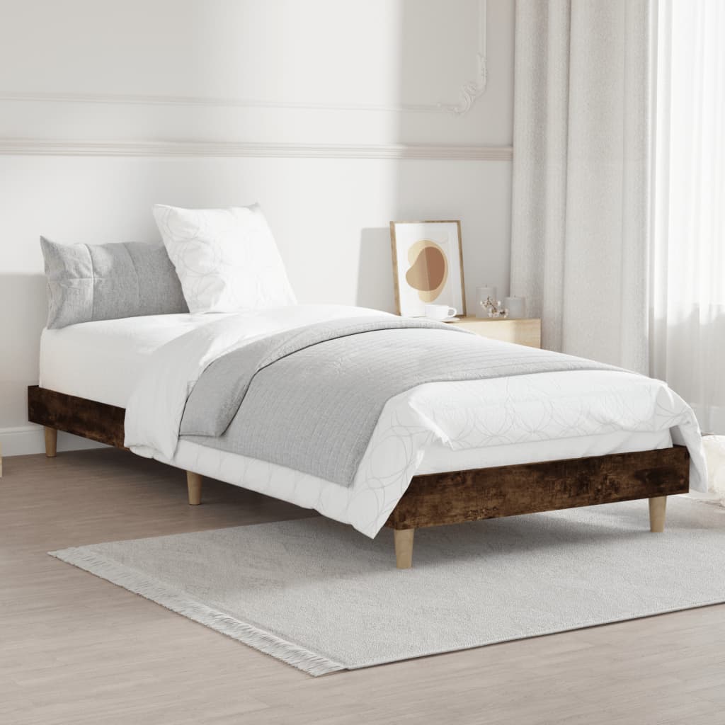 Giroletto senza Materasso Rovere Fumo 75x190 cm in Truciolato