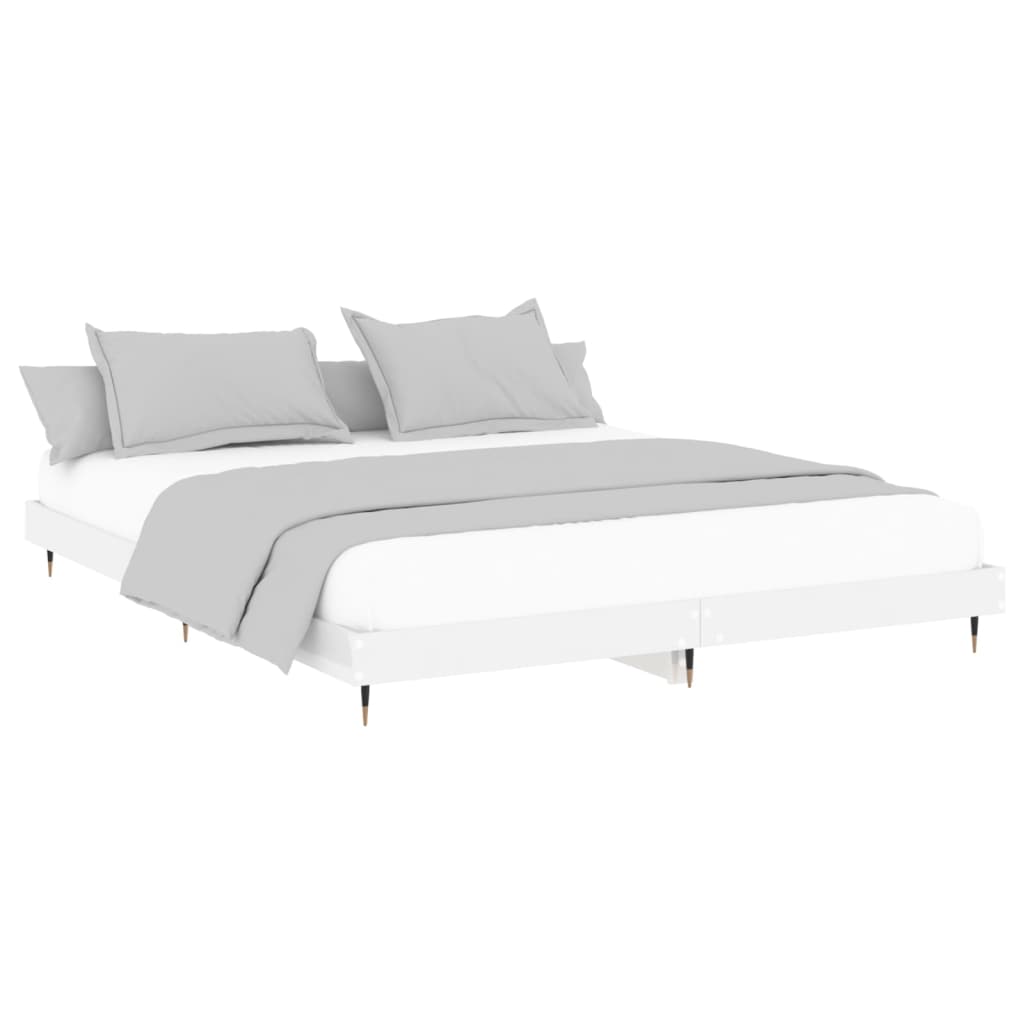 Giroletto Bianco Lucido 160x200 cm in Legno Multistrato