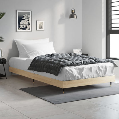 Giroletto senza Materasso Rovere Sonoma 90x190 cm in Truciolato