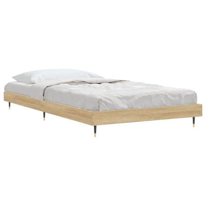 Giroletto senza Materasso Rovere Sonoma 90x190 cm in Truciolato