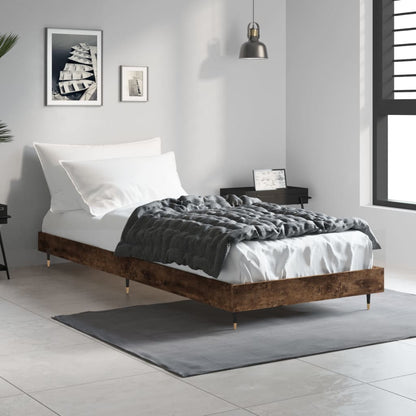 Giroletto senza Materasso Rovere Fumo 75x190 cm in Truciolato
