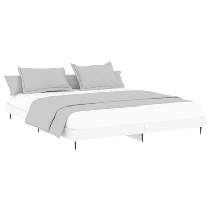 Giroletto senza Materasso Bianco 160x200cm in Legno Multistrato