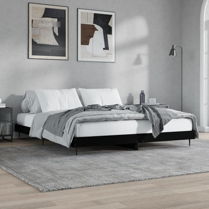 Giroletto Nero 150x200 cm in Legno Multistrato