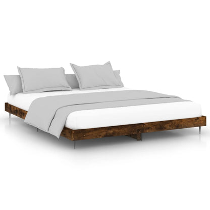 Giroletto senza Materasso Rovere Fumo 150x200 cm in Truciolato