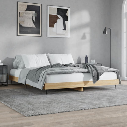 Giroletto senza Materasso Rovere Sonoma 140x200cm in Truciolato