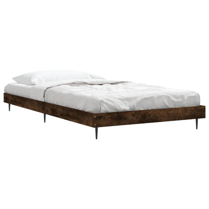 Giroletto senza Materasso Rovere Fumo 100x200 cm in Truciolato