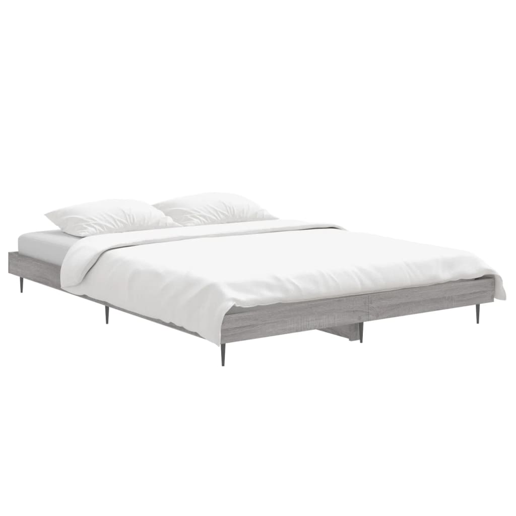 Giroletto Grigio Sonoma 135x190 cm in Legno Multistrato