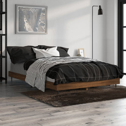 Giroletto senza Materasso Rovere Marrone 120x190 cm Truciolato