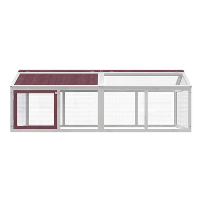 Box per Animali Moka 200x112,5x74 cm in Legno Massello di Pino
