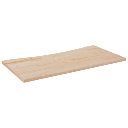 Piano Scrivania 110x55x2,5 cm in Legno Massello di Pino