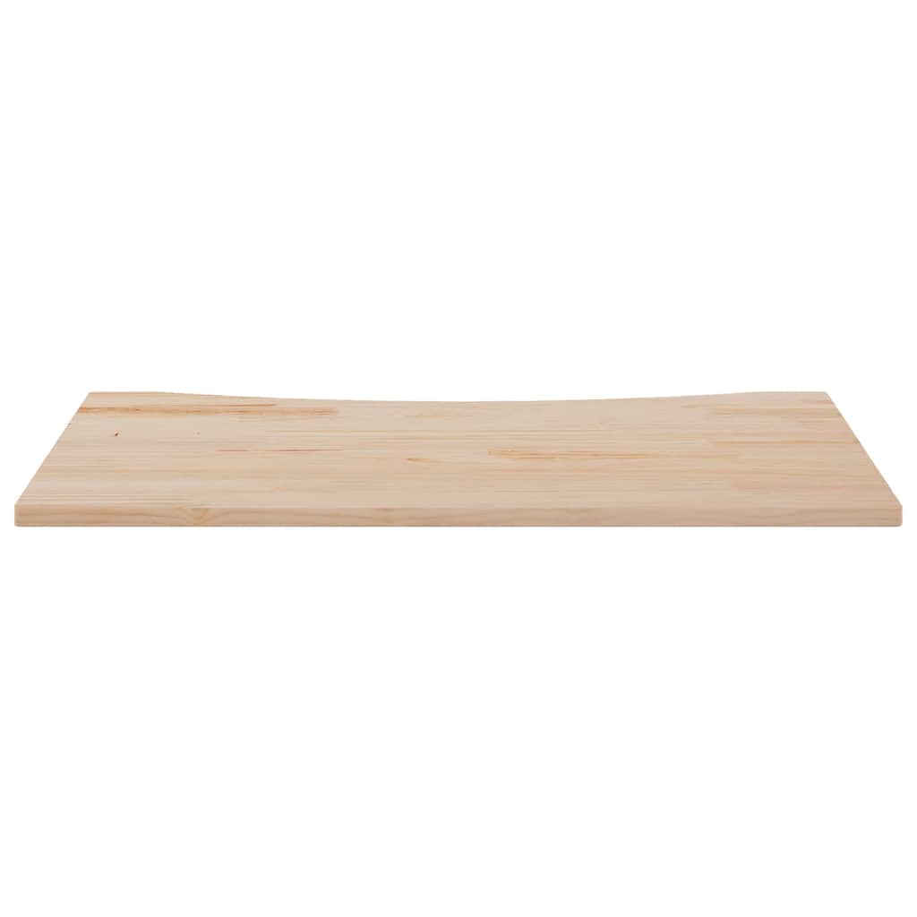 Piano Scrivania 110x55x2,5 cm in Legno Massello di Pino